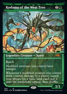 Kodama of the West Tree Kamigawa- Neon Dynasty Soft Glow Frame
